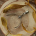 Кулон “Веточка омелы” из нейзильбера (мельхиора)