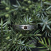 Серебряное кольцо "Гармония несовершенства" с дымчатым кварцем
