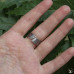 Серебряное кольцо “Кленовая кора” с отпечатком настоящей коры