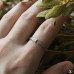 Серебряное кольцо “Веточка омелы”