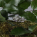 Серебряное кольцо “Три веточки" с аметистами