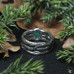 Серебряное кольцо "Три веточки" с эфиопским опалом