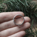 Серебряное кольцо “Три веточки с каплями росы”